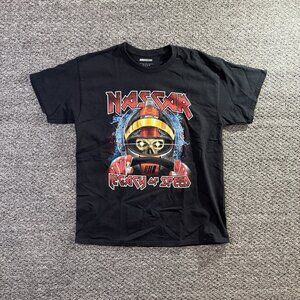 NASCAR Legacy Of Speed T-Shirt Large Black Skull Racing Graphic Cotton